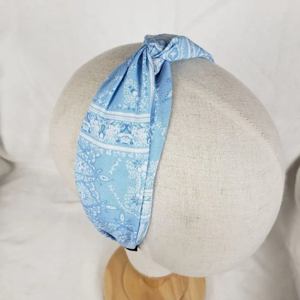 Bandana Print Wide Band Headband